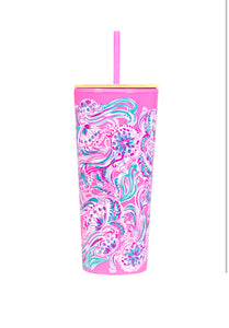 Lilly Pulitzer Don’t Be Jelly Tumbler with Straw