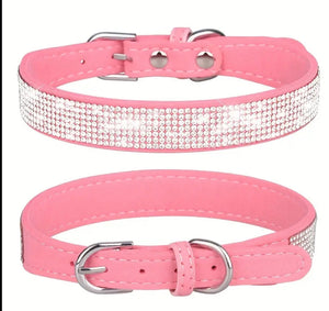 Rhinestone dog collar