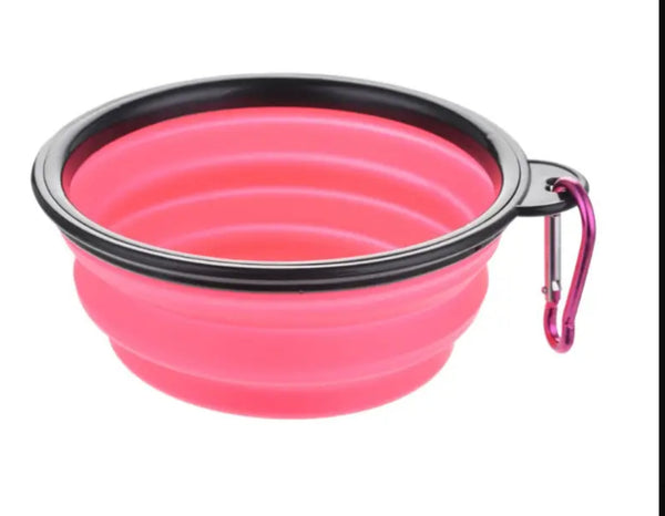 Collapsable travel dog bowl (4 colors)