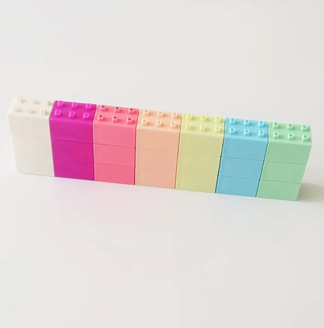 7 Piece Lego Highlighter Pen Set