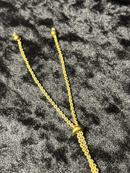 20" Gold Chain with Vintage Beadeds