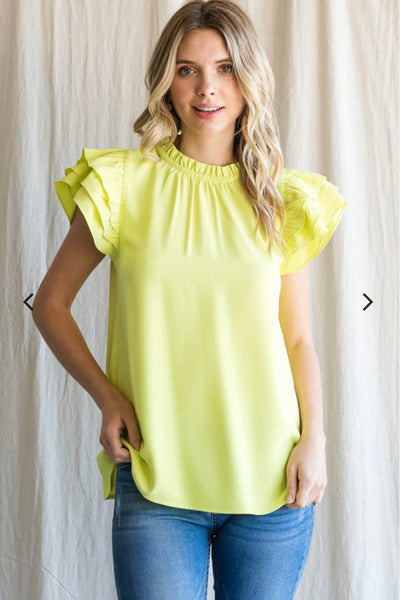 REG Neon Yellow of My Life Top