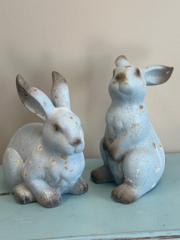 Resin Rabbit Statutes (2 styles)