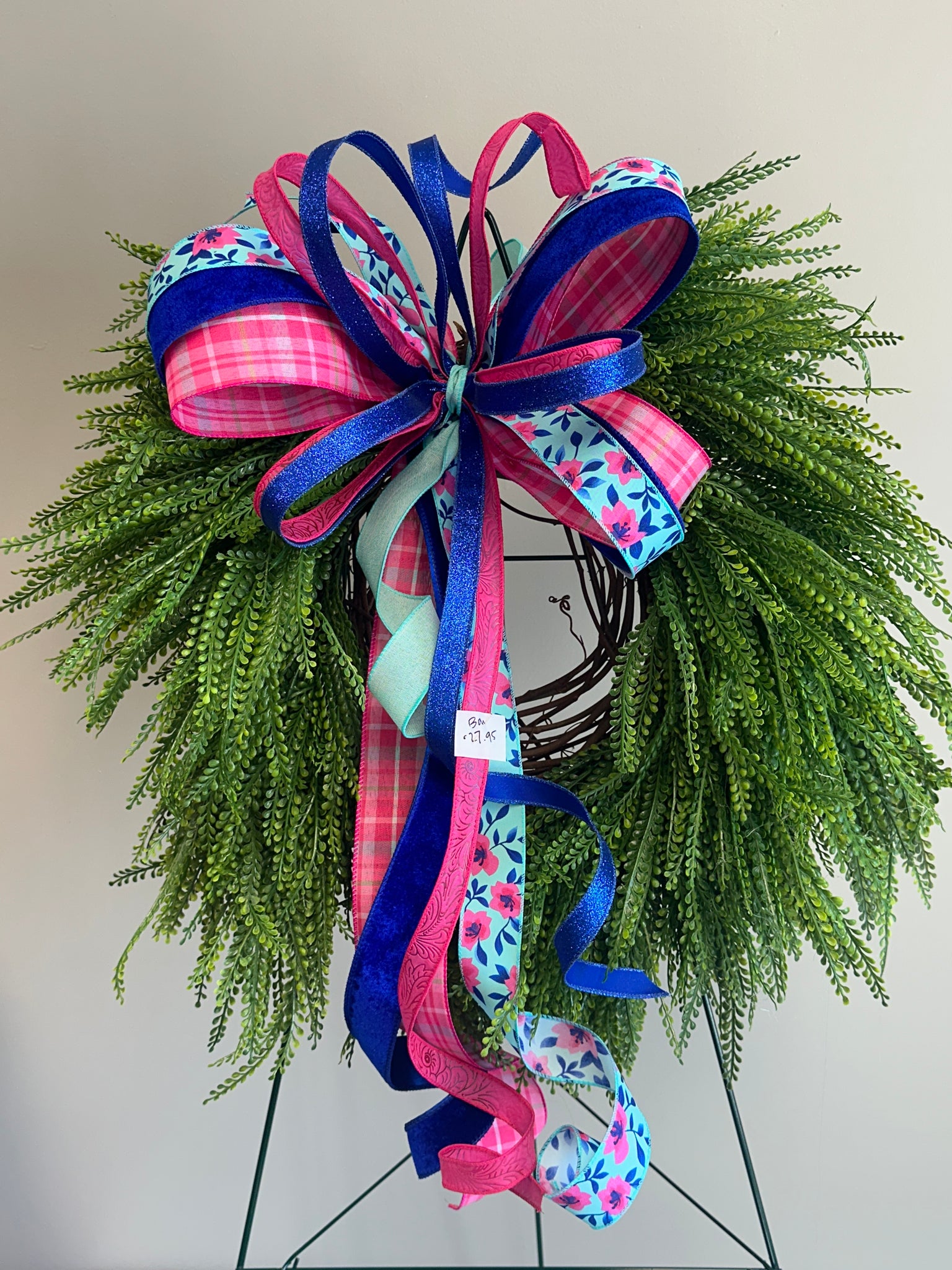 Large Beaded Grass Wreath