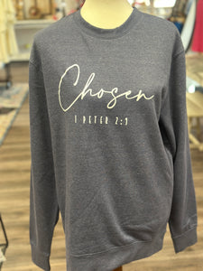 Blue "Chosen" Crewneck Sweatshirt