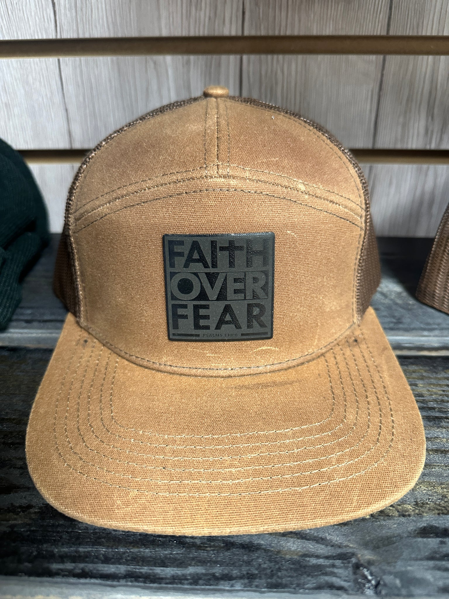 Faith Over Fear Flat Bill Hat