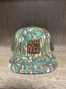 Faith Over Fear Flat Bill Hat