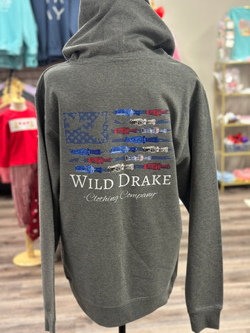 Wild Drake Duck Call Flag Hoodie