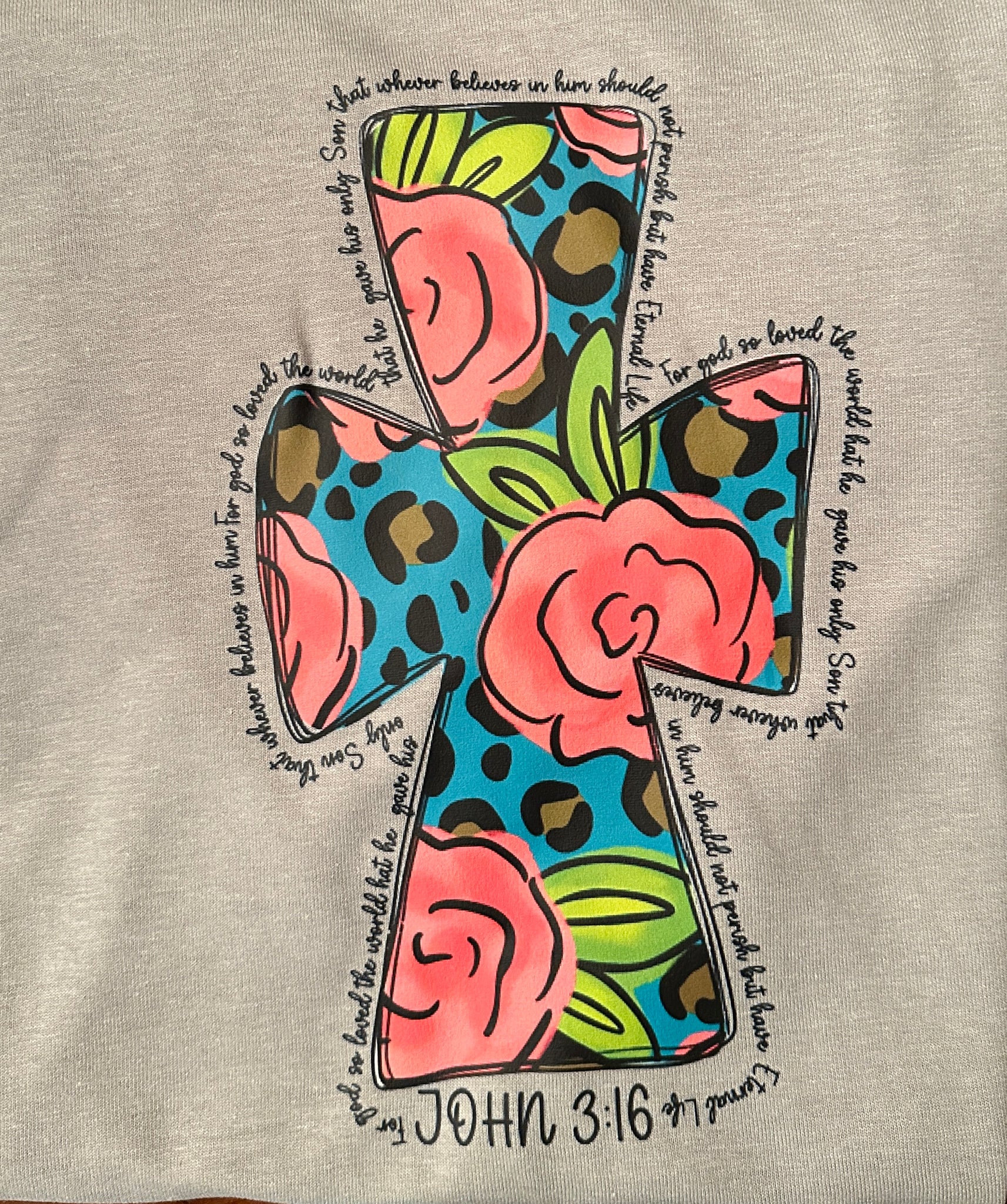 John 3:16 Cross T-Shirt