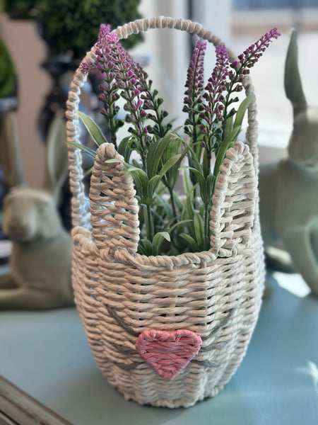 12" Petal Brim Easter Basket (2 styles)