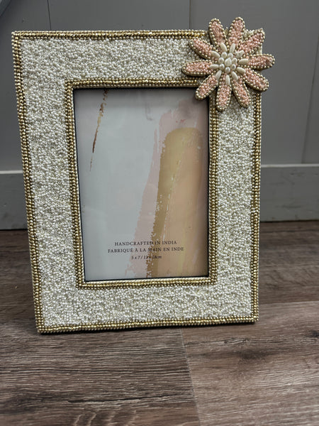 Beaded 5 x 7 Picture Frame