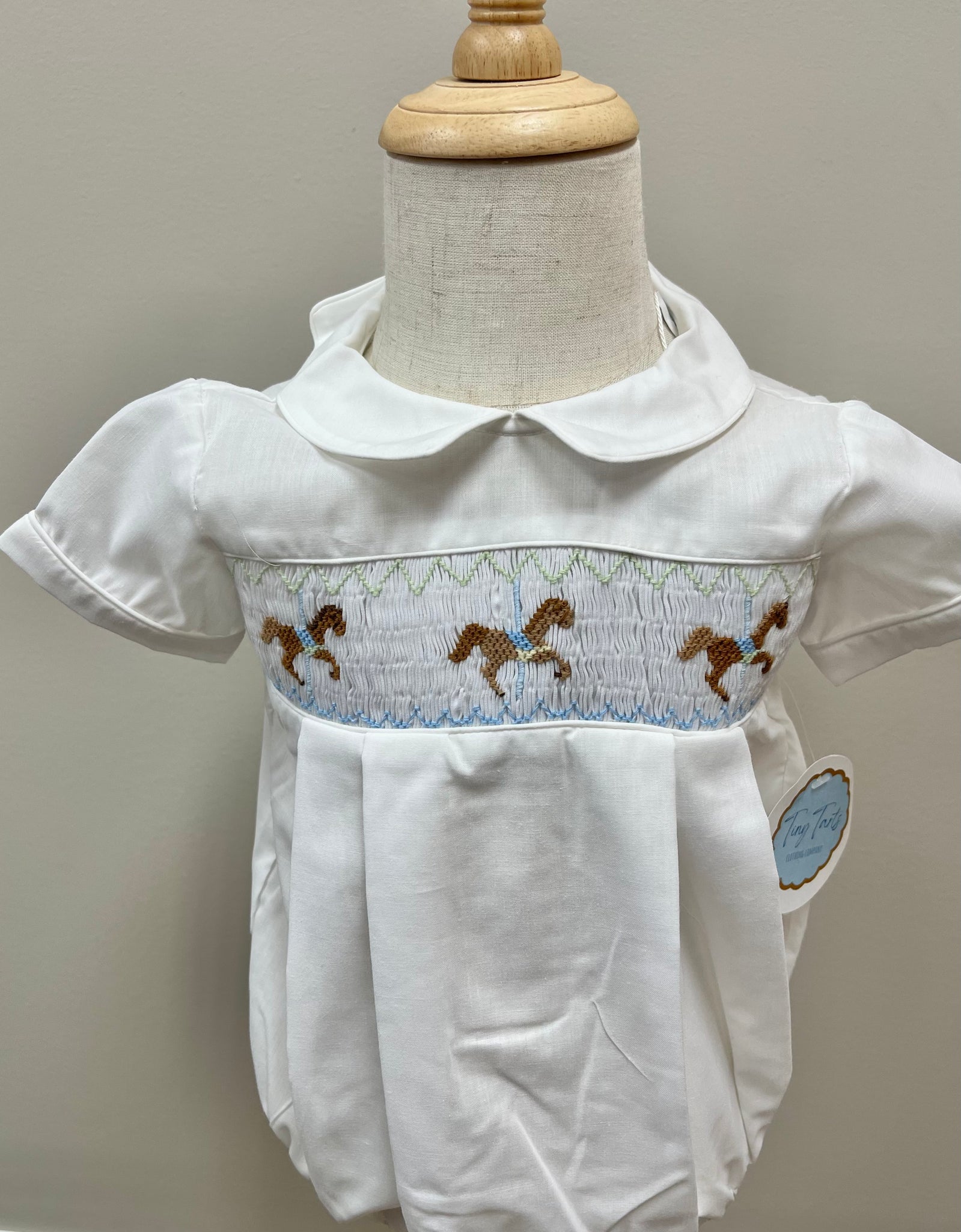 Smocked Carousel Classic Bubble