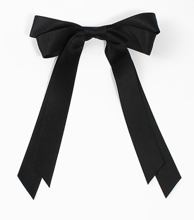 Skinny Double Bow Hair Clip