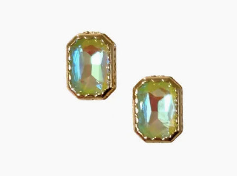 Rhinestone Post Earrings (2 Colors)