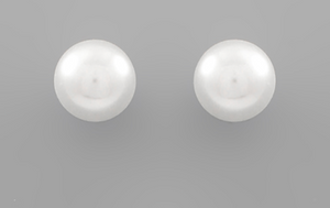 14mm Pearl Stud Earrings