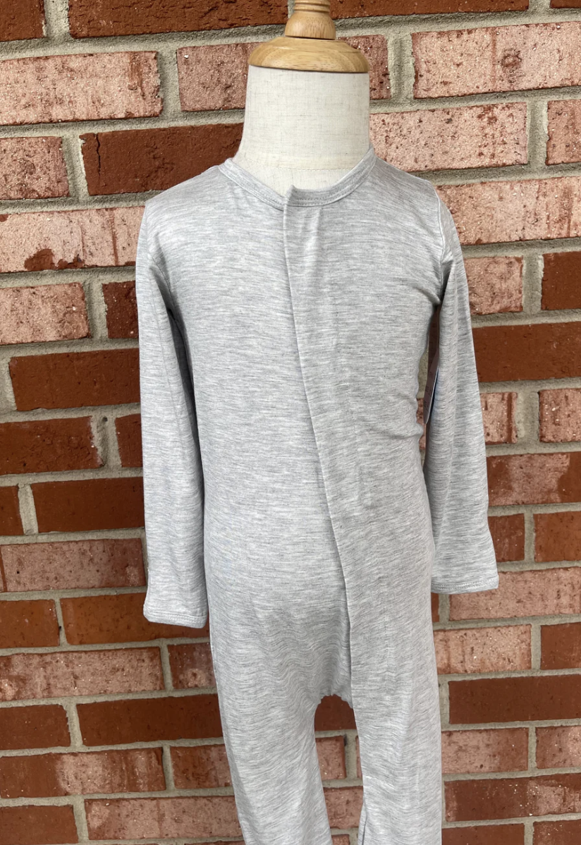 Gray Magnetic Romper