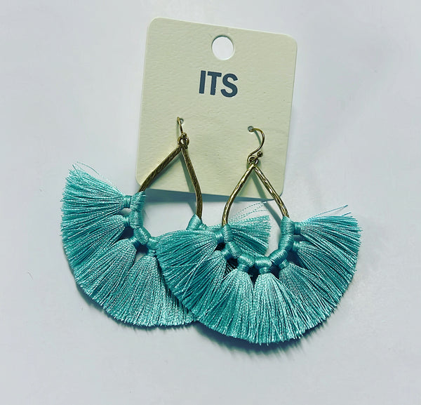 Fan Tassel Earrings