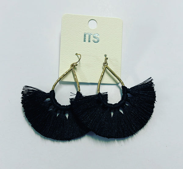 Fan Tassel Earrings